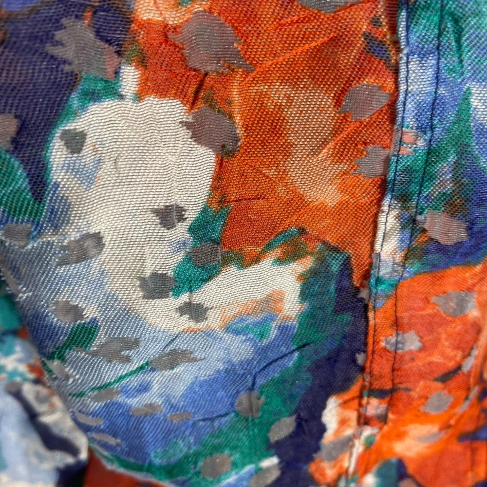 Ruby Rd Sheer Lace Floral Blouse size 18 Boho Hippie Vintage Y2K Artistic - Picture 4 of 13